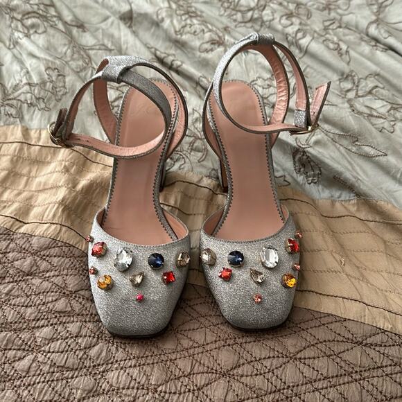 J. Crew | Harlow Ankle Strap Heels Size 6 - Picture 3 of 15